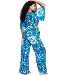 Rhode x Target Blue Zinnia Jumpsuit With Side Cutout, Size 2X, NWT